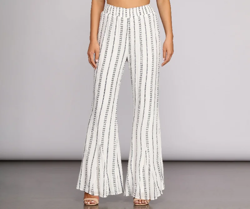 Let Loose Striped Pant Slim-Fit Leggings