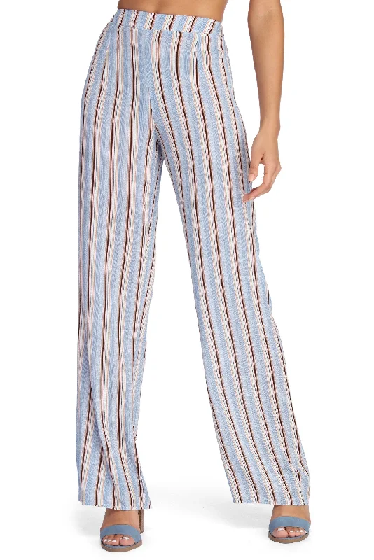 Styled In Stripes Pants Elegant Dress Pants