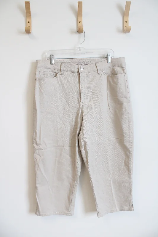Gloria Vanderbilt Amanda Tan Capri Pants | 16 Formal Stretch Pants