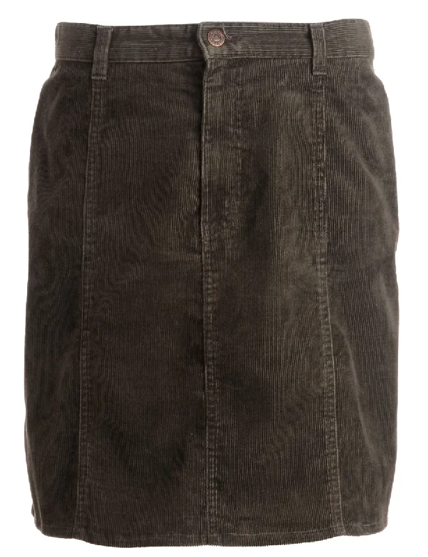 Reworked Shortened Corduroy Skirt corduroy skirt durable