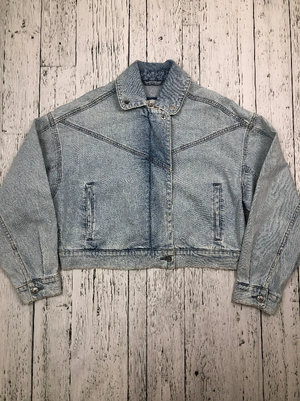 Abercrombie&Fitch blue denim jacket - Hers L Herringbone Jacket Houndstooth Jacket Plaid Jacket Abercrombie&Fitch blue denim jacket - Hers L Herringbone Jacket Houndstooth Jacket Plaid Jacket