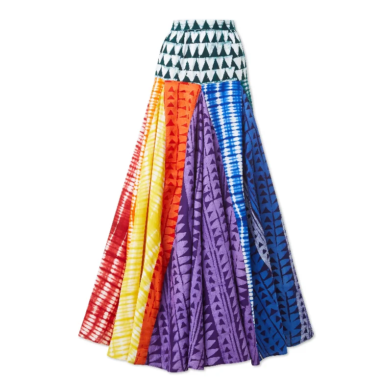 Cotton Mixed Print Alicia Skirt corduroy skirt durable