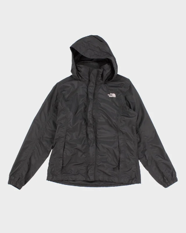 Women's Black The North Face Jacket - M Denim Fabric Leather Fabric Suede Fabric