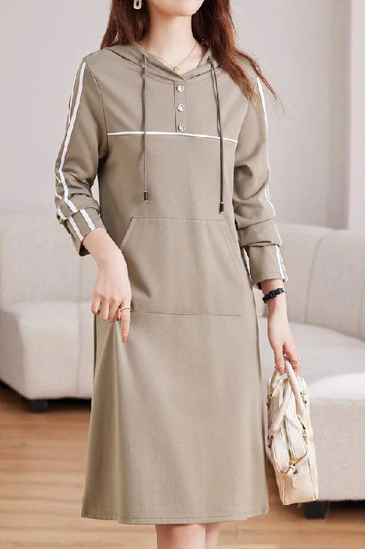 Casual Hooded A-Line Skirt lace skirt delicate