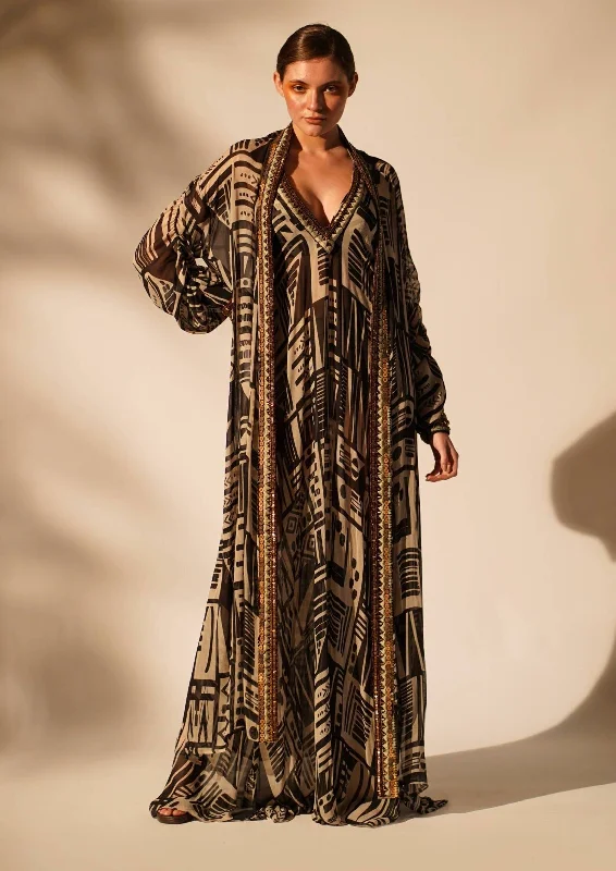 Abstract printed maxi and jacket Striped Jacket Polka Dot Jacket Floral Jacket