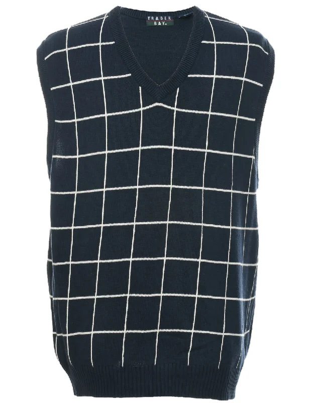 Trader Bay Sweater Vest - XL Spandex Rayon Corduroy