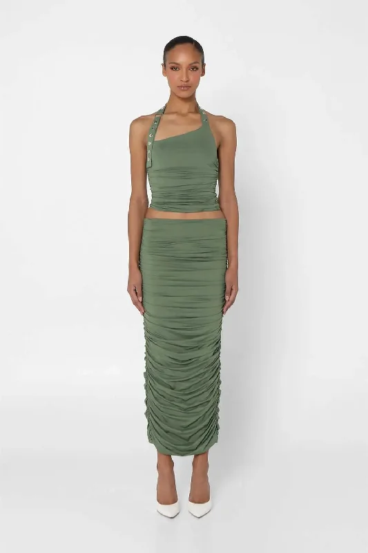 Yana Maxi Skirt a-line skirt cut