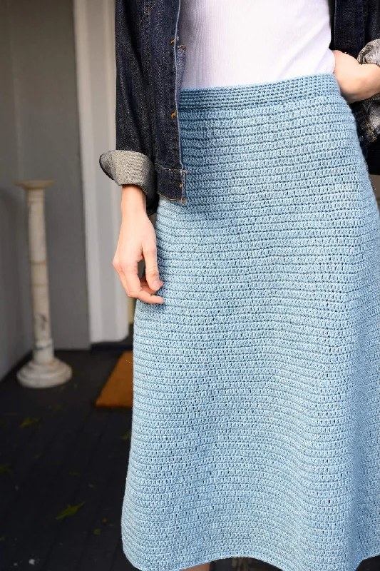 Winder Skirt (Crochet) zip skirt side