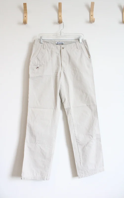 Columbia Light Khaki Cotton Pants | 8 Comfy Athletic Pants