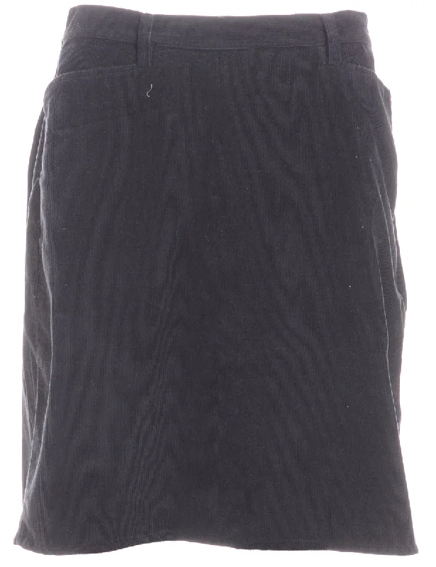 Reworked Shortened Corduroy Skirt lace skirt intricate