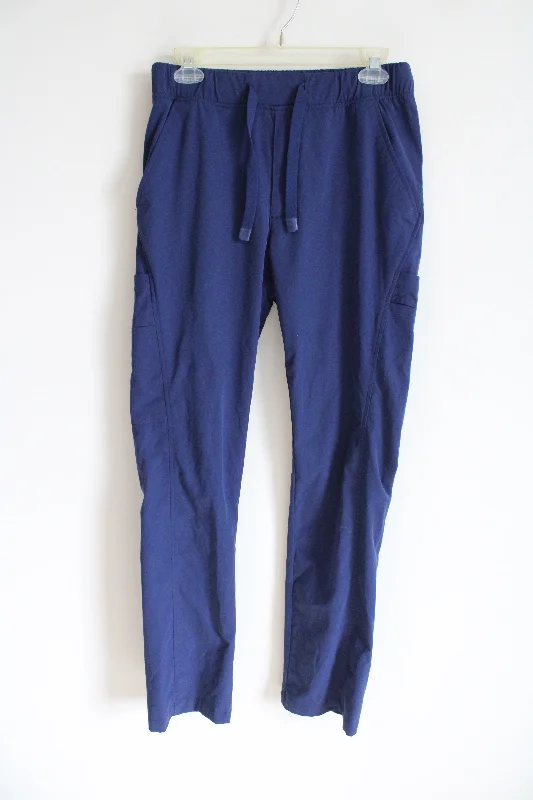 Medelita Navy Blue Scrub Pants | S Classic Flared Pants