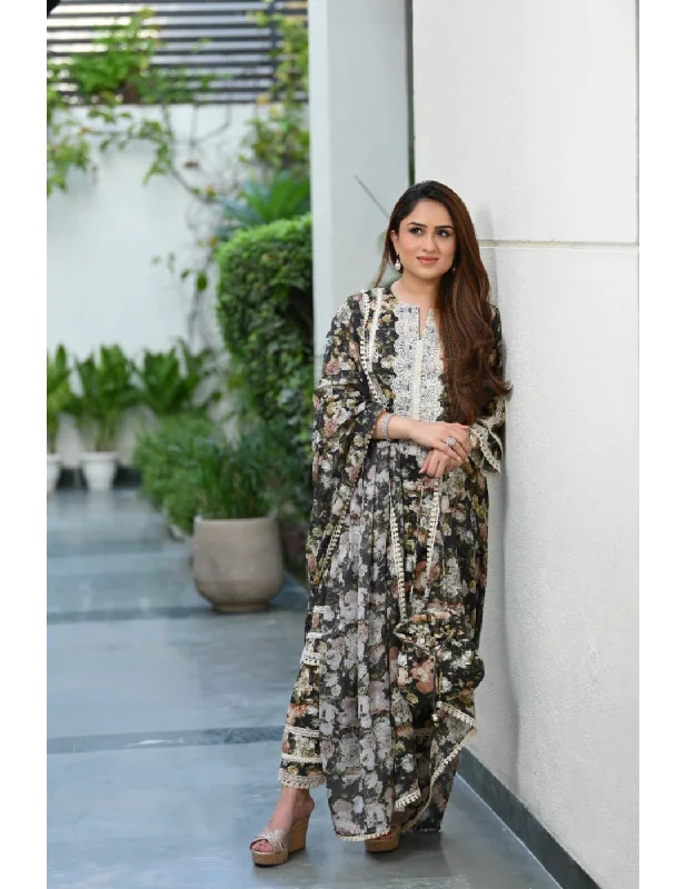 Geet Kurta Pant Modern Stretch Trousers