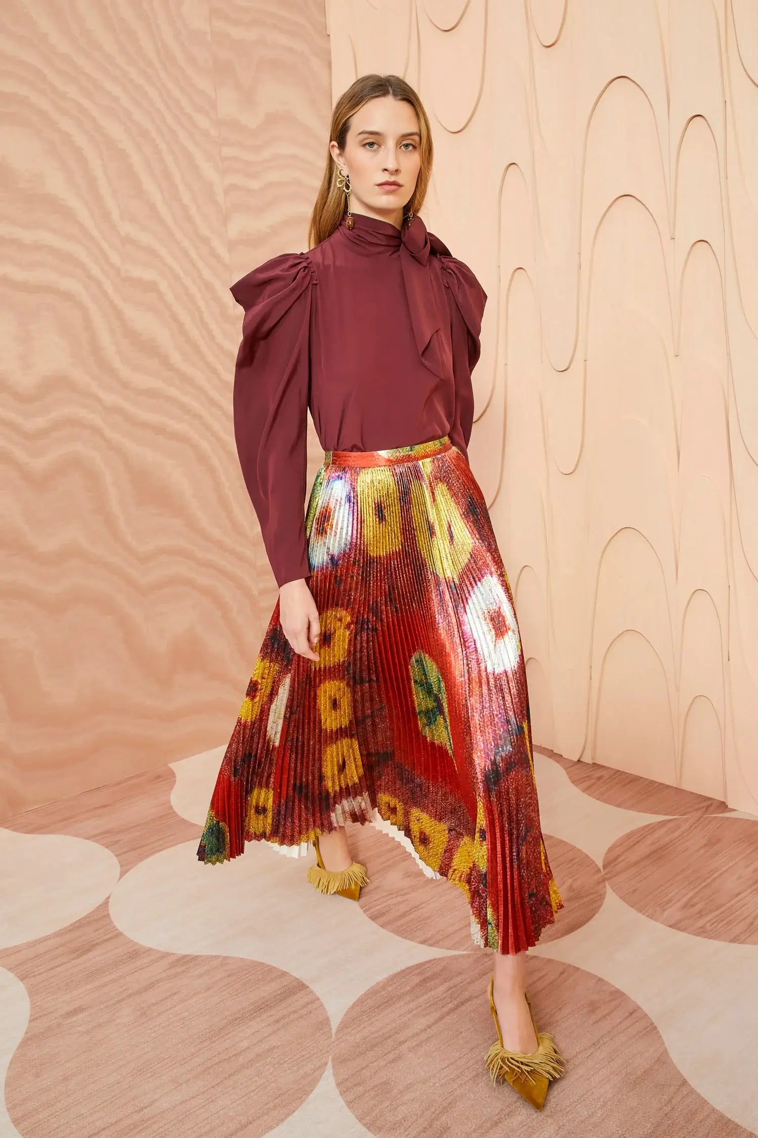 Ulla Johnson - Rami Skirt in Medallion linen skirt natural