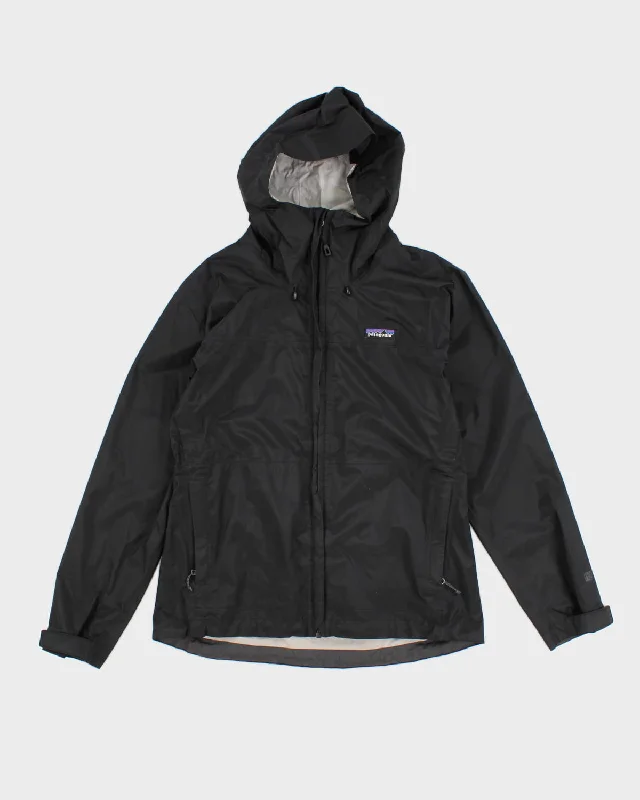 Patagonia Black Hooded Rain Jacket - S V-Neck Jacket Boat Neck Jacket Square Neck Jacket Patagonia Black Hooded Rain Jacket - S V-Neck Jacket Boat Neck Jacket Square Neck Jacket