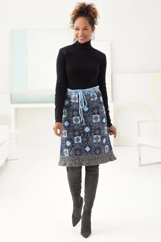 Granny Square Skirt (Crochet) - Version 2 tiered skirt playful