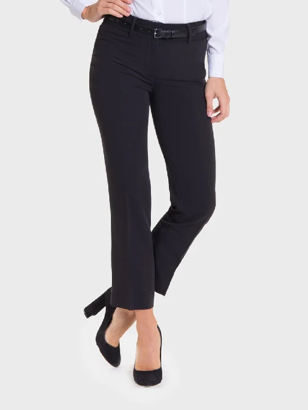 Ladies' Jordan Ankle Pant - Black Casual Drawstring Pants