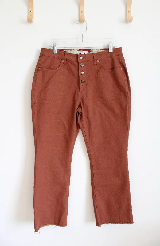 Frye And Co. Rust Orange High Waisted Pants | 14 Classic Straight Pants