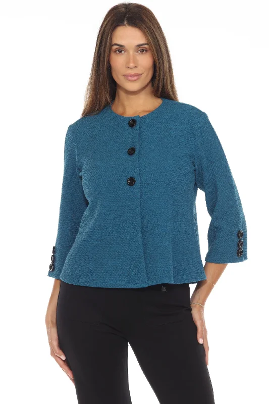 Joseph Ribkoff Pacific Blue Marled Jacquard Knit Jacket 243094 Belted Jacket Elasticated Jacket Padded Jacket Joseph Ribkoff Pacific Blue Marled Jacquard Knit Jacket 243094 Belted Jacket Elasticated Jacket Padded Jacket