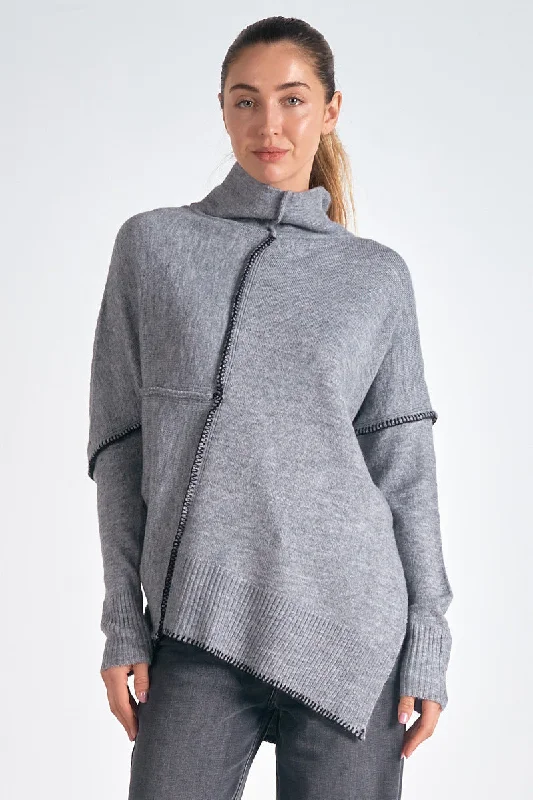 Vanilla Sweater Satin Blend Silk Blend Wool Blend