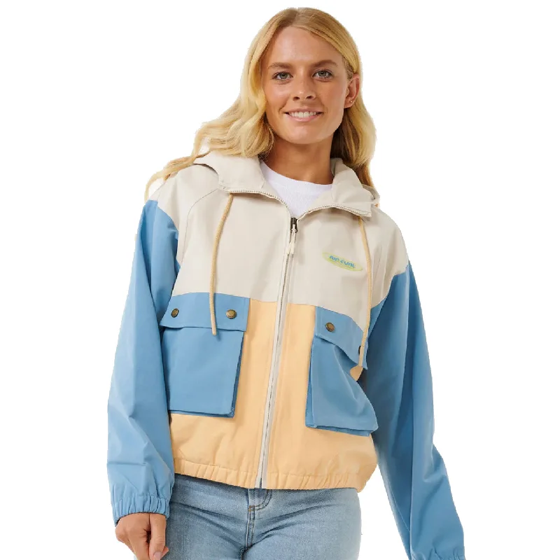 Rip Curl Anti-Series Cropped Jacket Belted Jacket Elasticated Jacket Padded Jacket