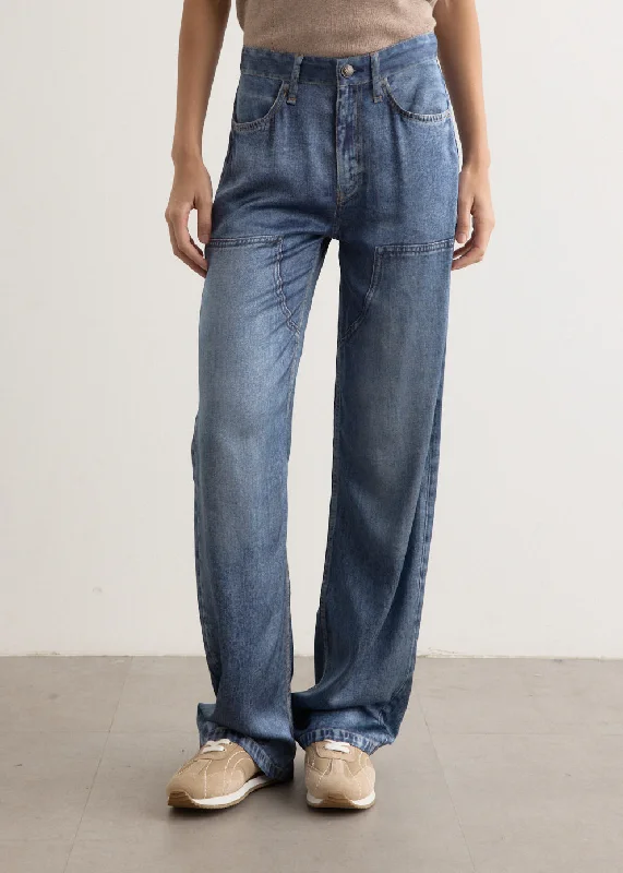 Miramar Satin Logan Carpenter Pants Cozy Knit Pants