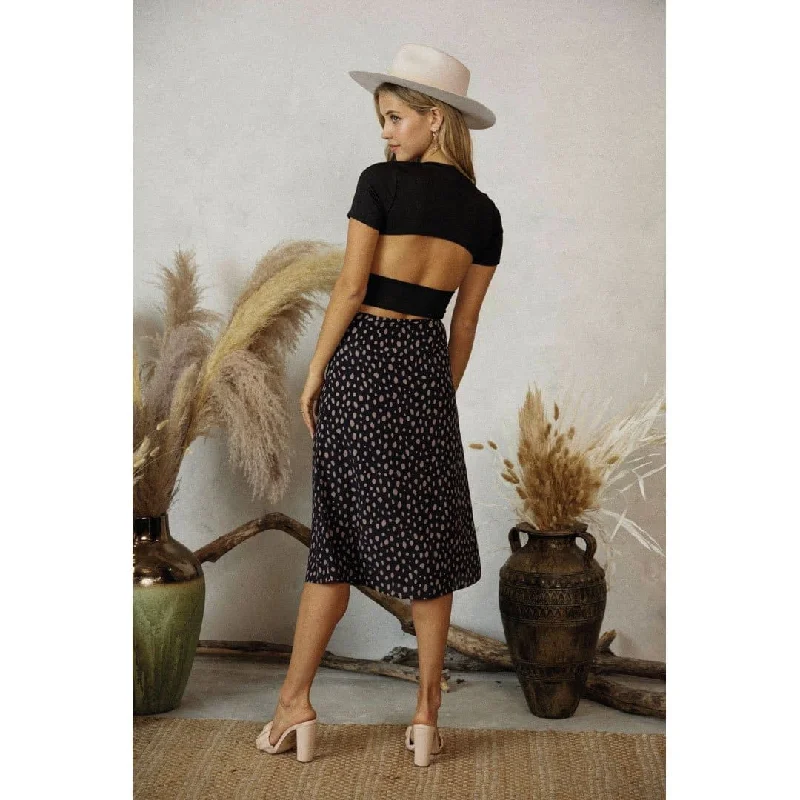 Animal Print Skirt chiffon skirt delicate