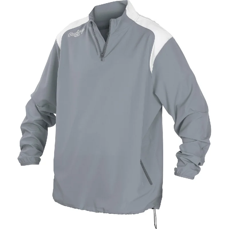 Rawlings FORCEJ Quarter-Zip Jacket Striped Jacket Polka Dot Jacket Floral Jacket