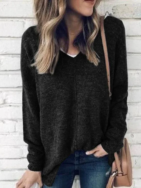 V-Neck Long Sleeve Sweater Tunic for Women Rayon Fabric Velvet Fabric Corduroy Fabric V-Neck Long Sleeve Sweater Tunic for Women Rayon Fabric Velvet Fabric Corduroy Fabric