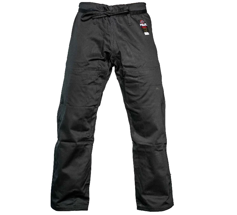 BJJ Adult Gi Pants Black Cozy Knit Pants