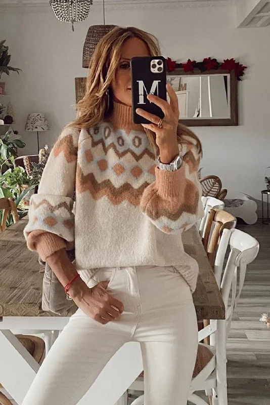 Fireside Sweater Elasticated Padded Insulated