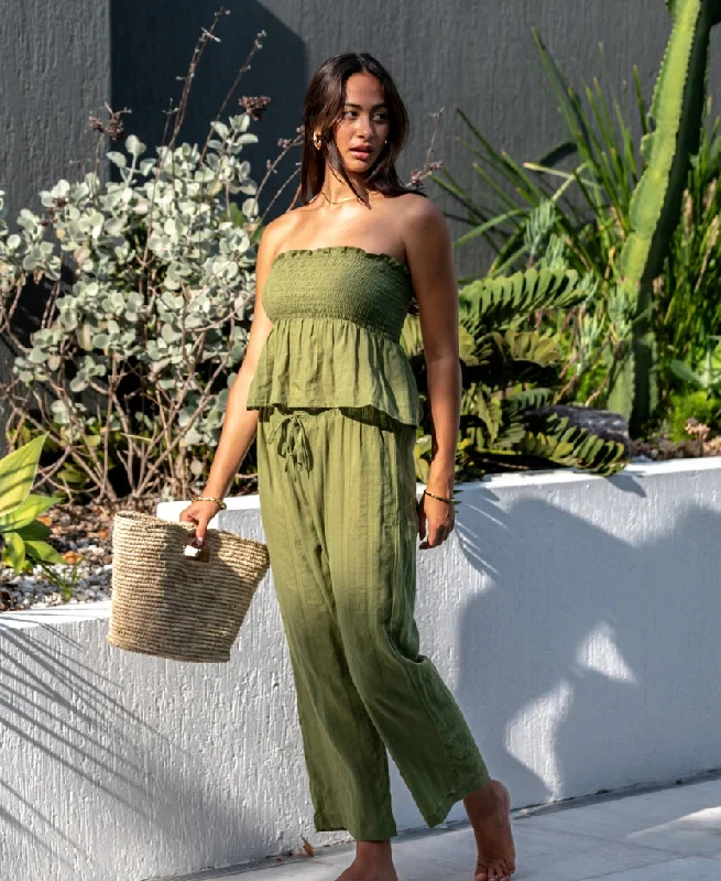 Liberty Pant | Khaki Stretch Fit Pants