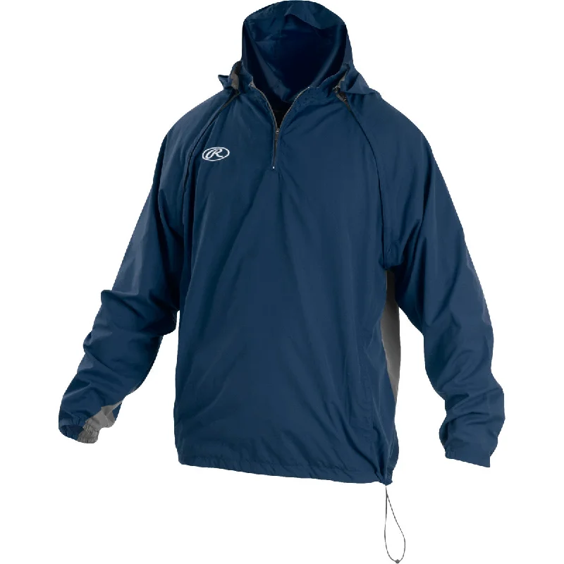 Rawlings Mens Triple Threat Jacket Welt Pockets Slit Pockets Flap Pockets