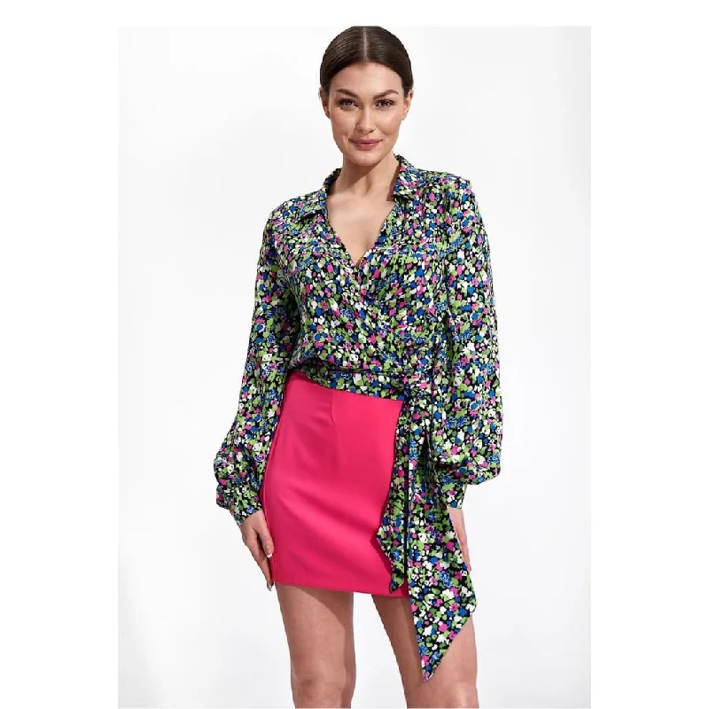 Short skirt Figl leather skirt durable