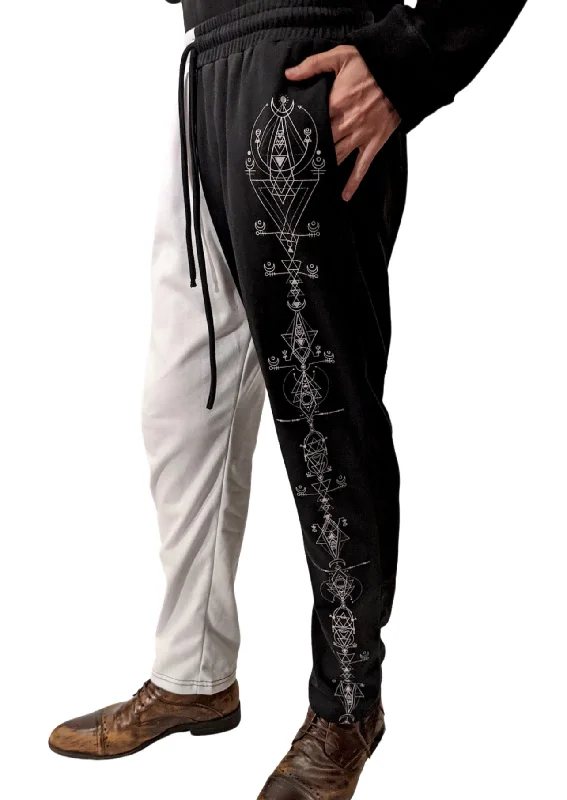 Yin Yang Lunar Sweat Pants Comfortable Fleece Pants