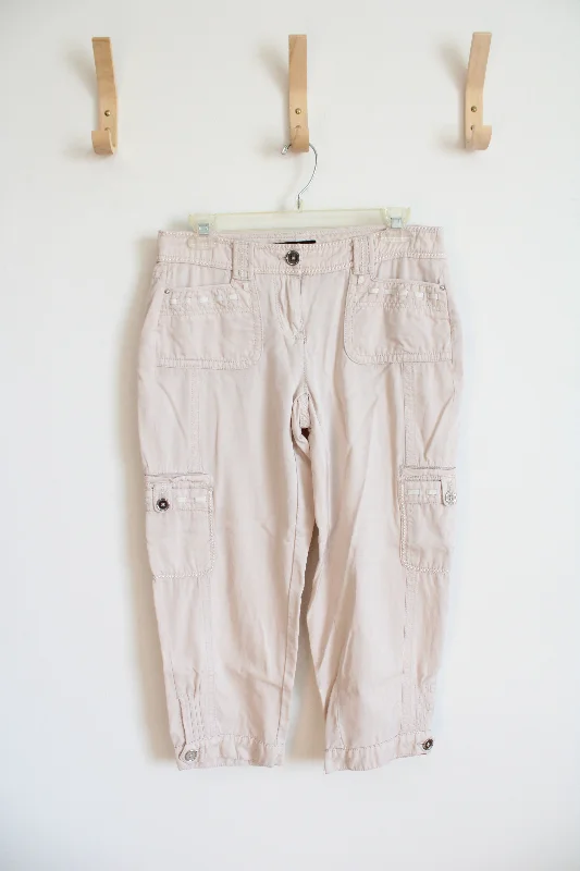 White House Black Market Tan Capri Pants | 2 Cozy Full-Length Pants