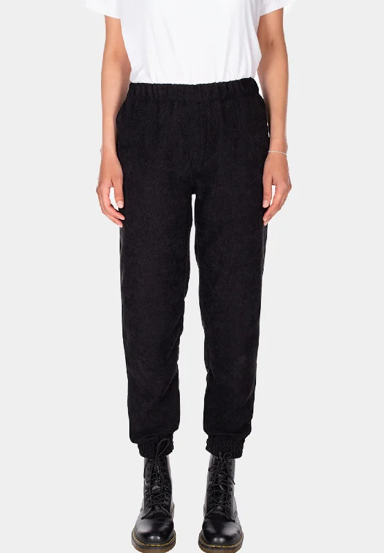 Civic Cord Pant Sleek Black Pants
