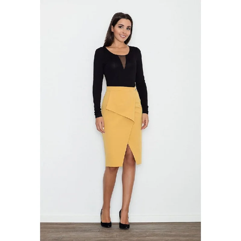 Classic skirt Figl button skirt front