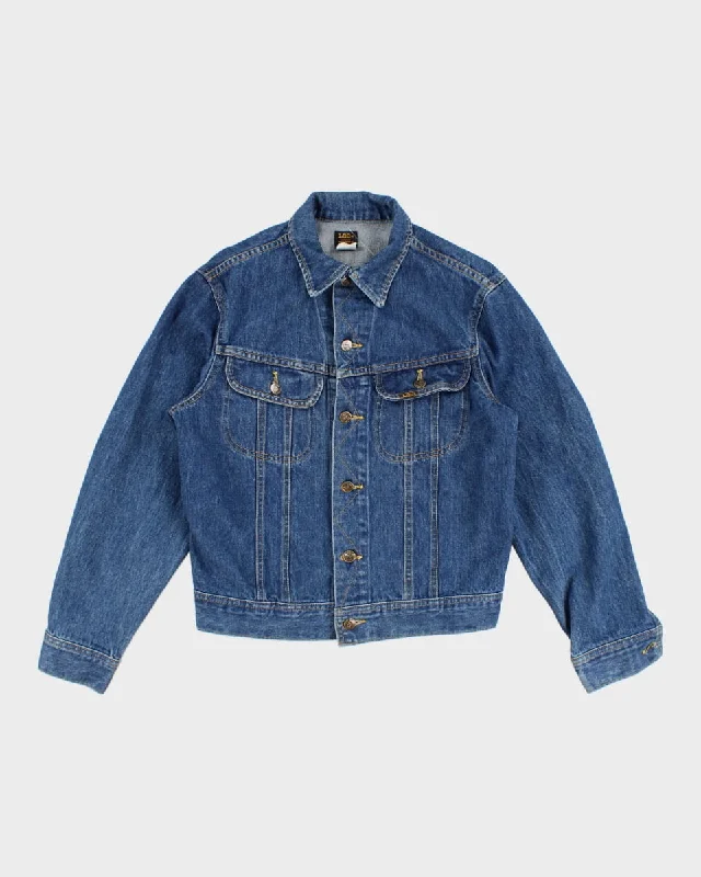 70's Lee Women's Denim Jacket - S Hoodie Zip-Up Jacket Button-Up Jacket