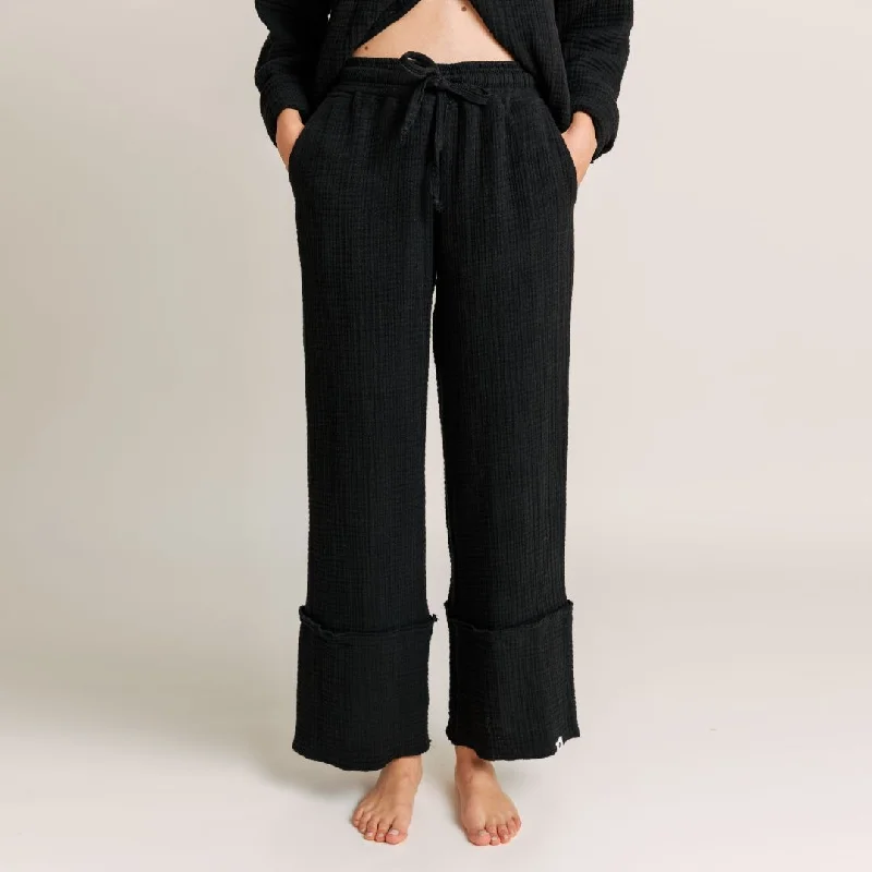 Resort Cotton Pants Comfortable Jogger Trousers